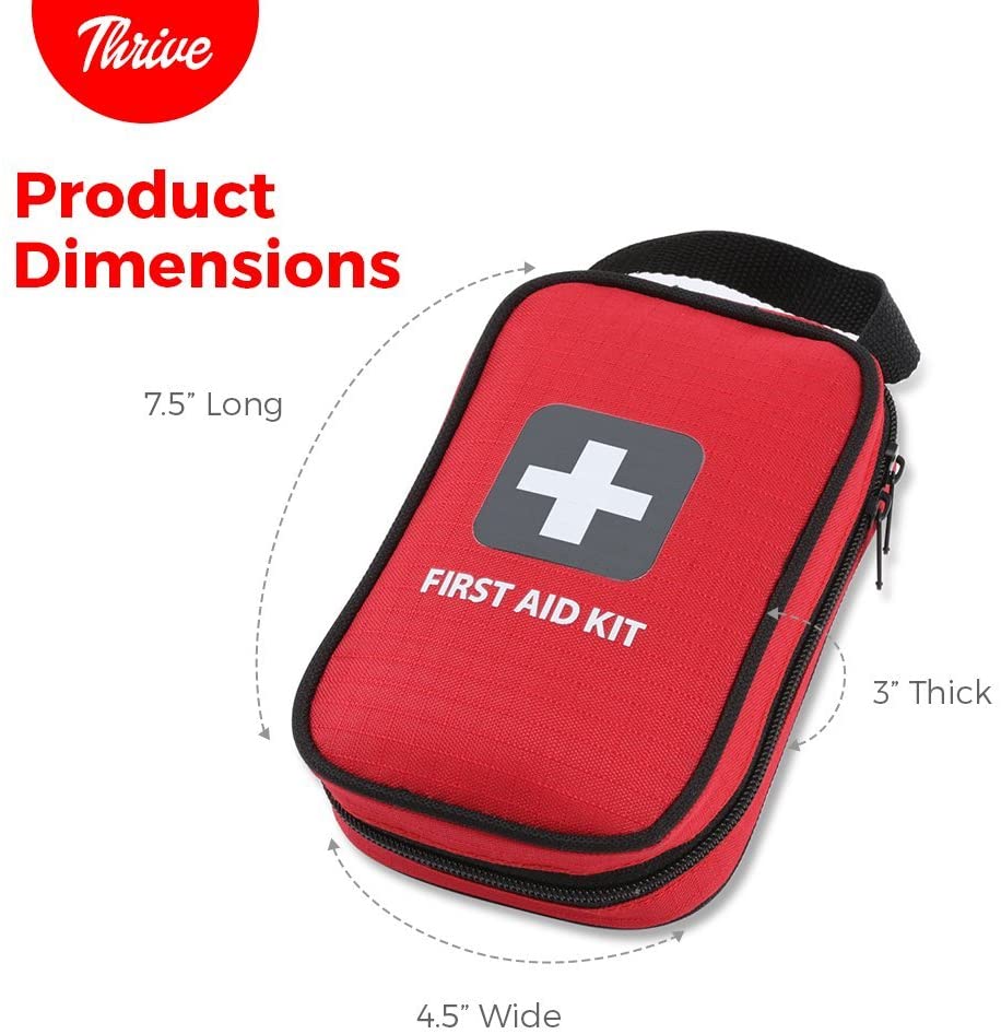 Thrive | First Aid Kit | 291 Piece Supply Kit | Hospital Grade Medical  Supplies for Emergency and Survival Situations | Car, Trucks, Camping,  Travel