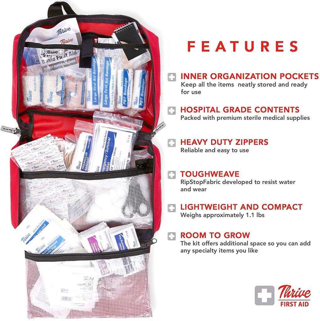 Thrive First Aid Kit – 291 Pieces of First Aid Supplies, India