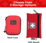 First Aid Kit - 66 Pieces - Small and Light Soft Shell Case