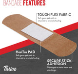 Adhesive Bandages – Pack of 305 Mixed Sizes Fabric Adhesive Bandages