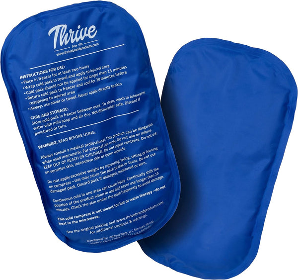 Gel Ice Pack Cold Compress - 2-Pack LARGE – Thrive Brand Products