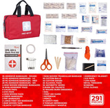 First Aid Kit - 291 Pieces - Bag