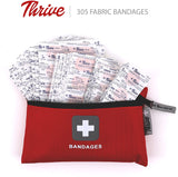Adhesive Bandages – Pack of 305 Mixed Sizes Fabric Adhesive Bandages